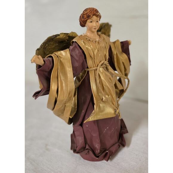 Vintage Christmas Clothtique Lady Angel Tree Topper 8 - Picture 3 of 5